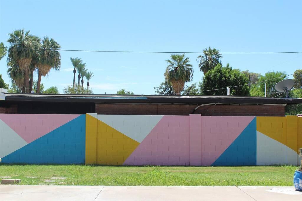 Newly Remodeled Midcentury Pink Flamingo Casa Villa Phoenix Eksteriør billede